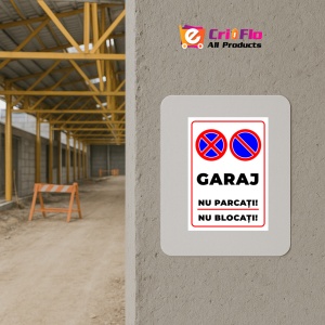 Indicator Pentru garaj nu parcati si nu blocati, Sticker autocolant - Img 5
