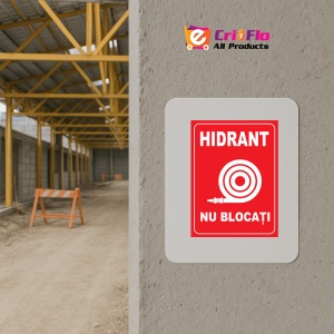 Indicator Pentru hidrant nu blocati, Sticker autocolant - Img 5