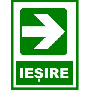 Indicator Pentru iesire cu directie in dreapta, Sticker autocolant