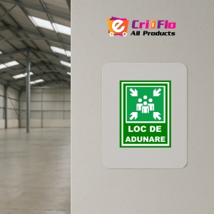 Indicator Pentru loc de adunare, Sticker autocolant - Img 3