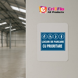 Indicator Pentru locuri de parcare cu prioritate, Sticker autocolant - Img 3