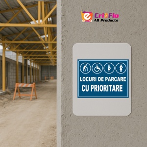 Indicator Pentru locuri de parcare cu prioritate, Sticker autocolant - Img 5