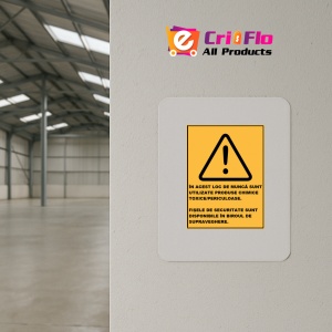 Indicator Pentru lucru cu produse periculoase chimice si toxice, Sticker autocolant - Img 3