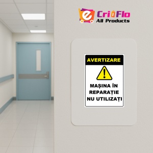 Indicator Pentru masini si utilaje in reparatii, Sticker autocolant - Img 4