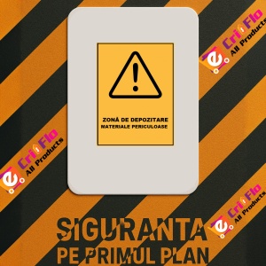 Indicator Pentru materiale periculoase, Sticker autocolant - Img 2