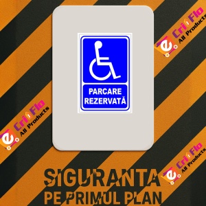 Indicator Pentru parcare rezervata, Sticker autocolant - Img 2