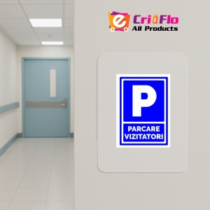 Indicator Pentru parcare vizitatori, Sticker autocolant - Img 4