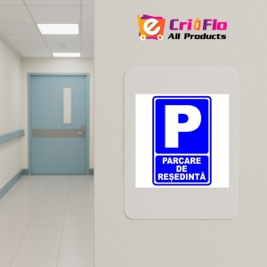 Indicator Pentru parcari de resedinte, Sticker autocolant - Img 4