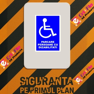 Indicator Pentru persoane cu dizabilitati, Sticker autocolant - Img 2