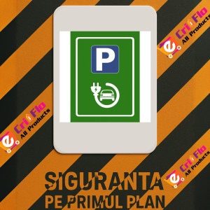 Indicator Pentru statii de incarcare pentru masini electrice, Sticker autocolant - Img 2