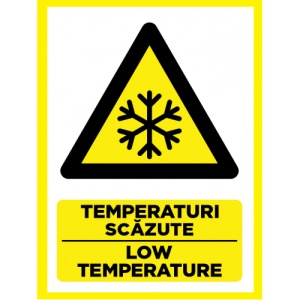 Indicator Pentru temperaturi scazute low temperature, Sticker autocolant