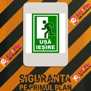 Indicator Pentru usa de iesire, Sticker autocolant - Img 2