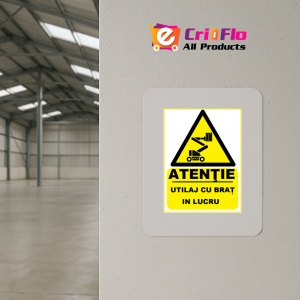 Indicator Pentru utilaj cu brat, Sticker autocolant - Img 3