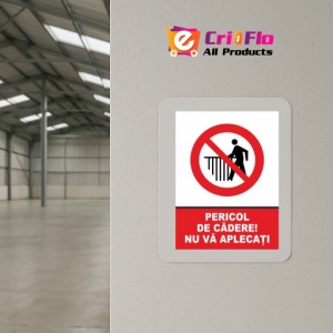 Indicator Pericol cadere nu va aplecati, Sticker autocolant - Img 4
