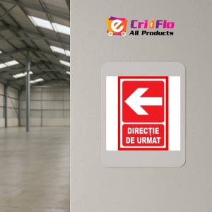 Indicator Placute pentru directie de urmat in stanga, Sticker autocolant - Img 3