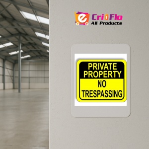 Indicator Private property, Sticker autocolant - Img 3