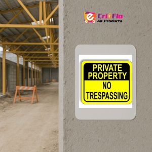 Indicator Private property, Sticker autocolant - Img 5