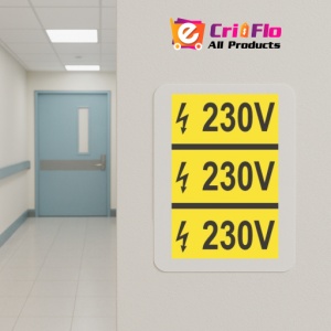 Indicator protectia muncii 3000V, Sticker autocolant - Img 5