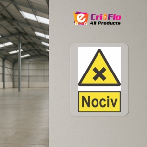 Indicator protectia muncii nociv, Sticker autocolant - Img 4