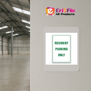Indicator RESIDENT PARKING ONLY SIGN, Sticker autocolant - Img 3