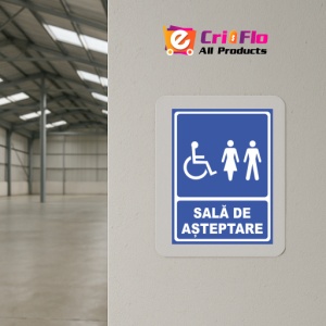 Indicator Sala de asteptare, Sticker autocolant - Img 4