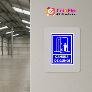 Indicator Semn de camera gunoi, Sticker autocolant - Img 4