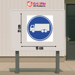 Indicator Semn de circulatie pentru benzi de autobuze si camioane, Sticker autocolant - Img 2