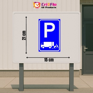 Indicator Semn de parcare aprovizionare marfa, Sticker autocolant - Img 2