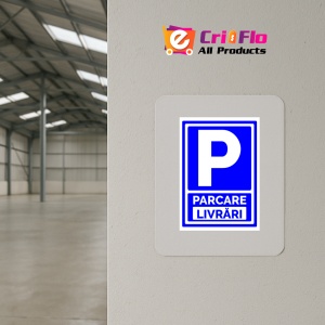 Indicator Semn de parcare livrari, Sticker autocolant - Img 4