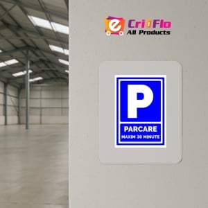 Indicator Semn de parcare maxim 30 minute, Sticker autocolant - Img 4