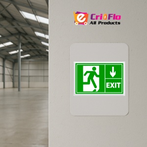 Indicator Semn de prim ajutor exit dreapta jos, Sticker autocolant - Img 4