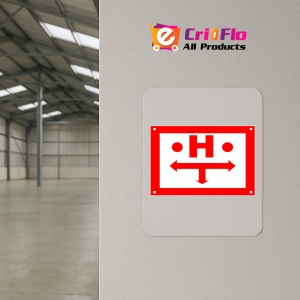 Indicator Semn H HIDRANT, Sticker autocolant - Img 4