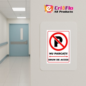 Indicator Semn nu parcati drum de acces, Sticker autocolant - Img 5