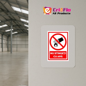 Indicator Semn nu stingeti cu apa, Sticker autocolant - Img 4