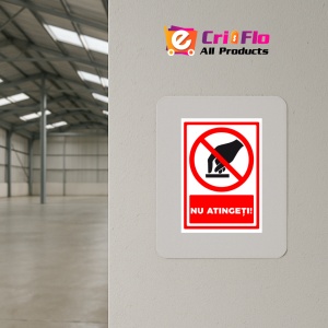 Indicator Semn pentru a nu atingeti, Sticker autocolant - Img 4