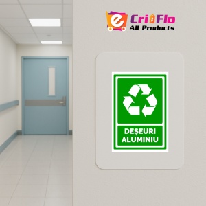 Indicator Semn pentru deseuri, Sticker autocolant - Img 5