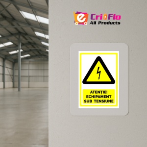 Indicator Semn pentru echipament sub tensiune, Sticker autocolant - Img 4
