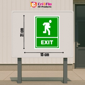 Indicator Semn pentru exit, Sticker autocolant - Img 2