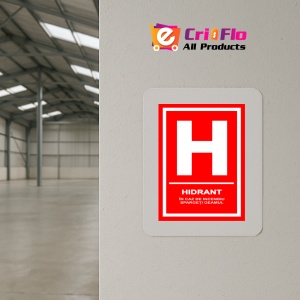 Indicator Semn pentru hidranti, Sticker autocolant - Img 4