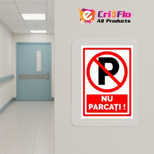 Indicator Semn pentru interzicere nu parcati, Sticker autocolant - Img 5