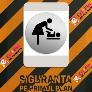Indicator Semn pentru loc pentru copii, Sticker autocolant - Img 3