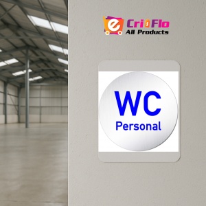 Indicator Semn pentru wc personal, Sticker autocolant - Img 4