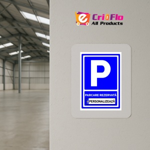 Indicator Semn personalizat parcare rezervata, Sticker autocolant - Img 4