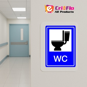 Indicator Semn wc v1, Sticker autocolant - Img 5