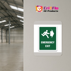 Indicator SIGN EMERGENCY EXIT RIGHT, Sticker autocolant - Img 4