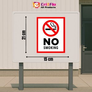 Indicator Sign no smoking, Sticker autocolant - Img 2