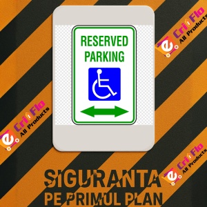 Indicator Sign reserved parking, Sticker autocolant - Img 3