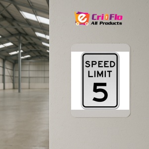 Indicator SPEED LIMIT 10 SIGN, Sticker autocolant - Img 3