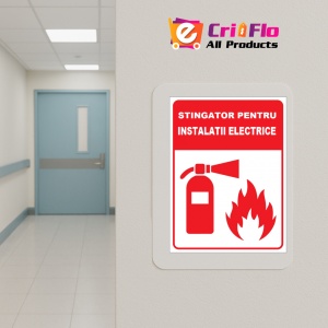 Indicator Stingator pentru instalatii electrice, Sticker autocolant - Img 5