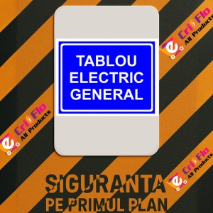 Indicator Tablou electric general, Sticker autocolant - Img 3